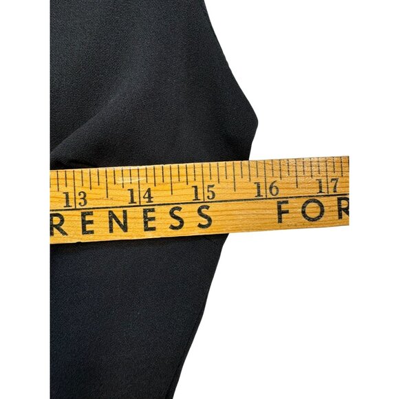 Windsor Black Sleeveless Cocktail Dress S  Stretchy Knee-Length - Picture 6 of 9